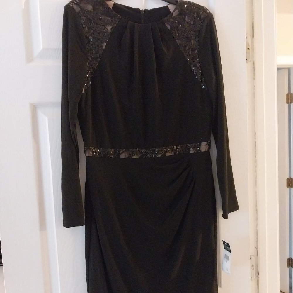 Ralph Lauren black dress with sequin accents